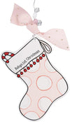 Baby's 1st Christmas Stocking  Flat Ornament