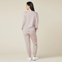 Dream Tech 1/4 Zip Jogger Set-Coco