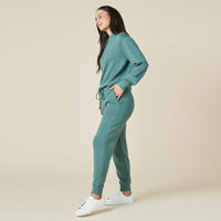 Dreamtech 1/4 Zip Jogger Set- Dusty Green