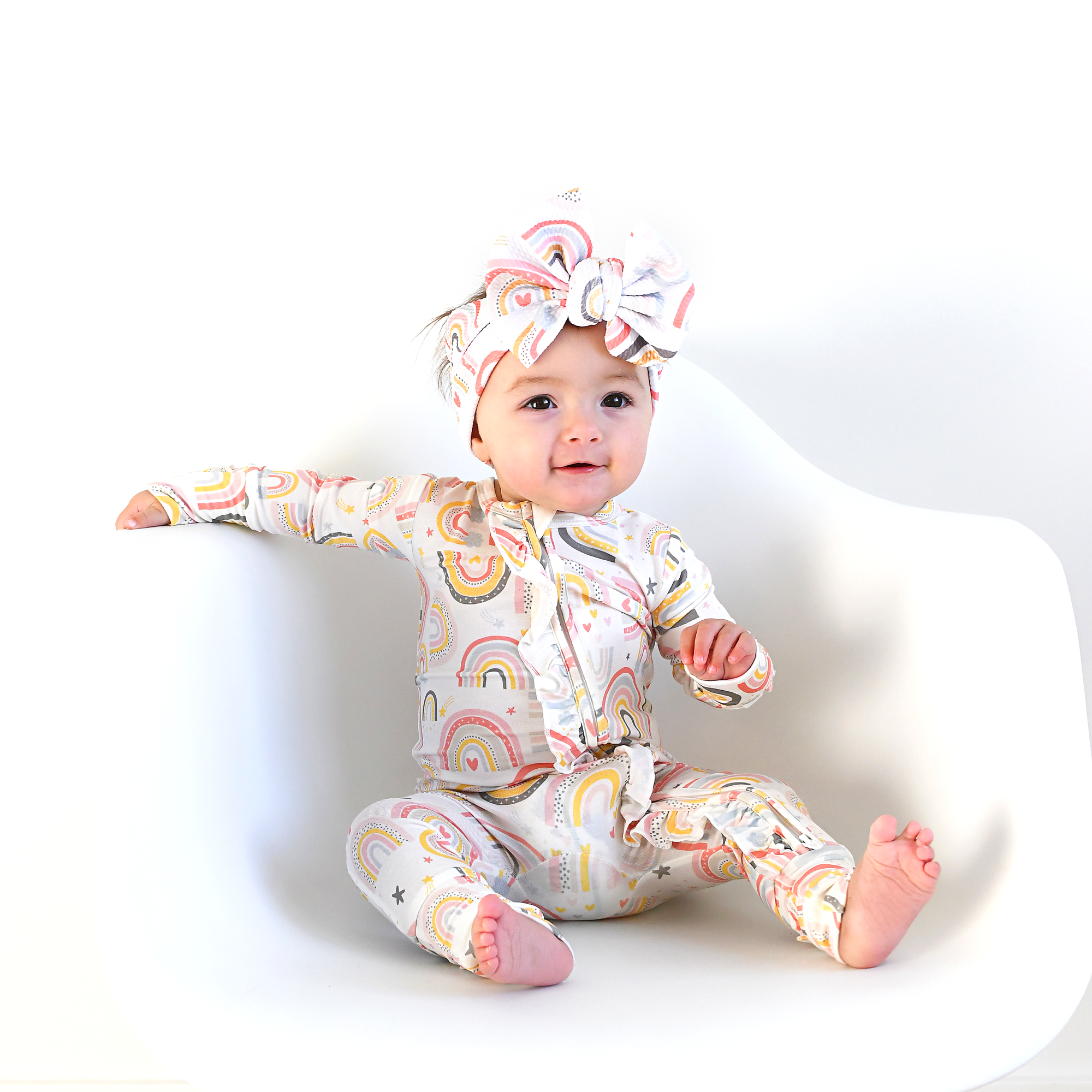 Millie Ruffled Zippered Convertible One-Piece