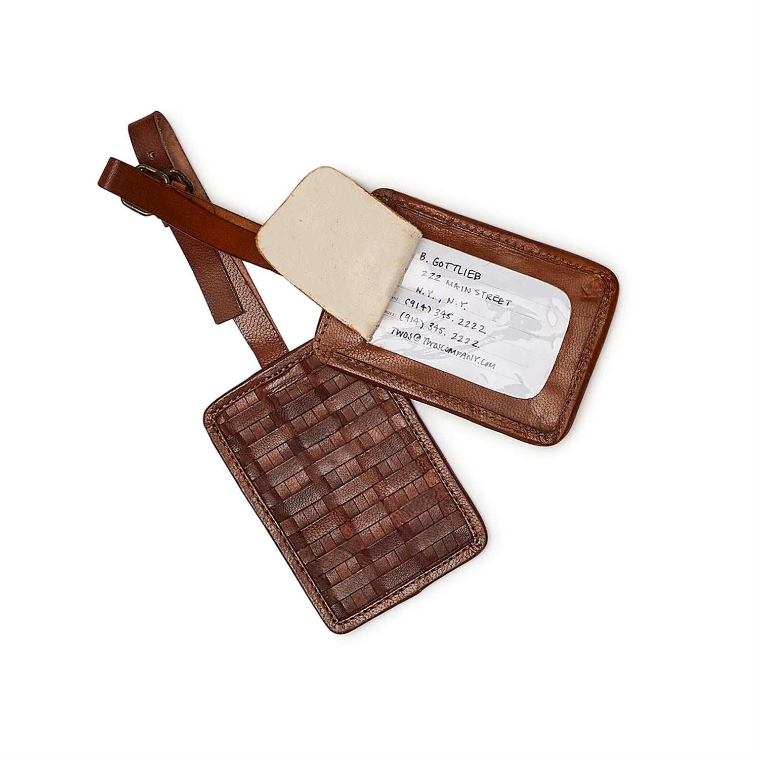 Two's Company Luggage Tag