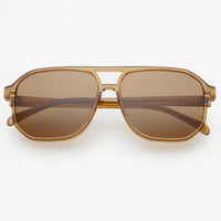 Billie Unisex Aviator Sunglasses   : Brown
