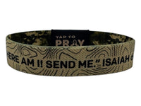 Tap To Pray Wristbands -Camo & Isiah 6:8
