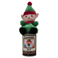 Canned Elf | Christmas Plush in a Can w/Jokes | Magical: Pop Top Lid