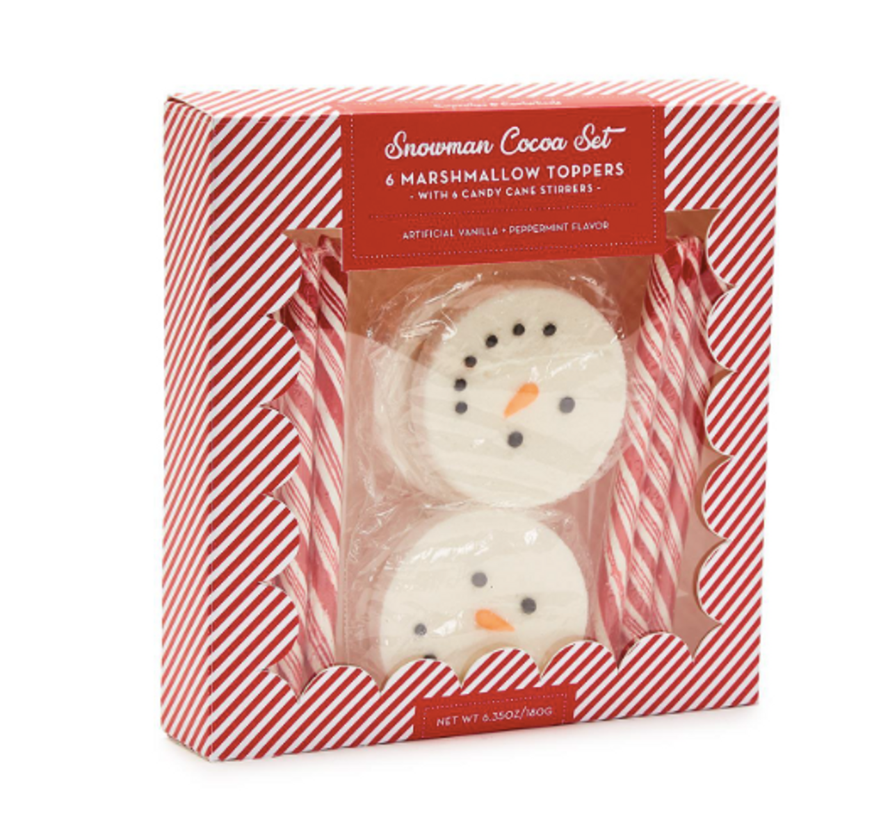 Wilton Marshmallow Edible Hot Cocoa Snowman Drink Toppers, Pack of 12  Sprinkle Mixes, Candy Shapes, and Confetti 