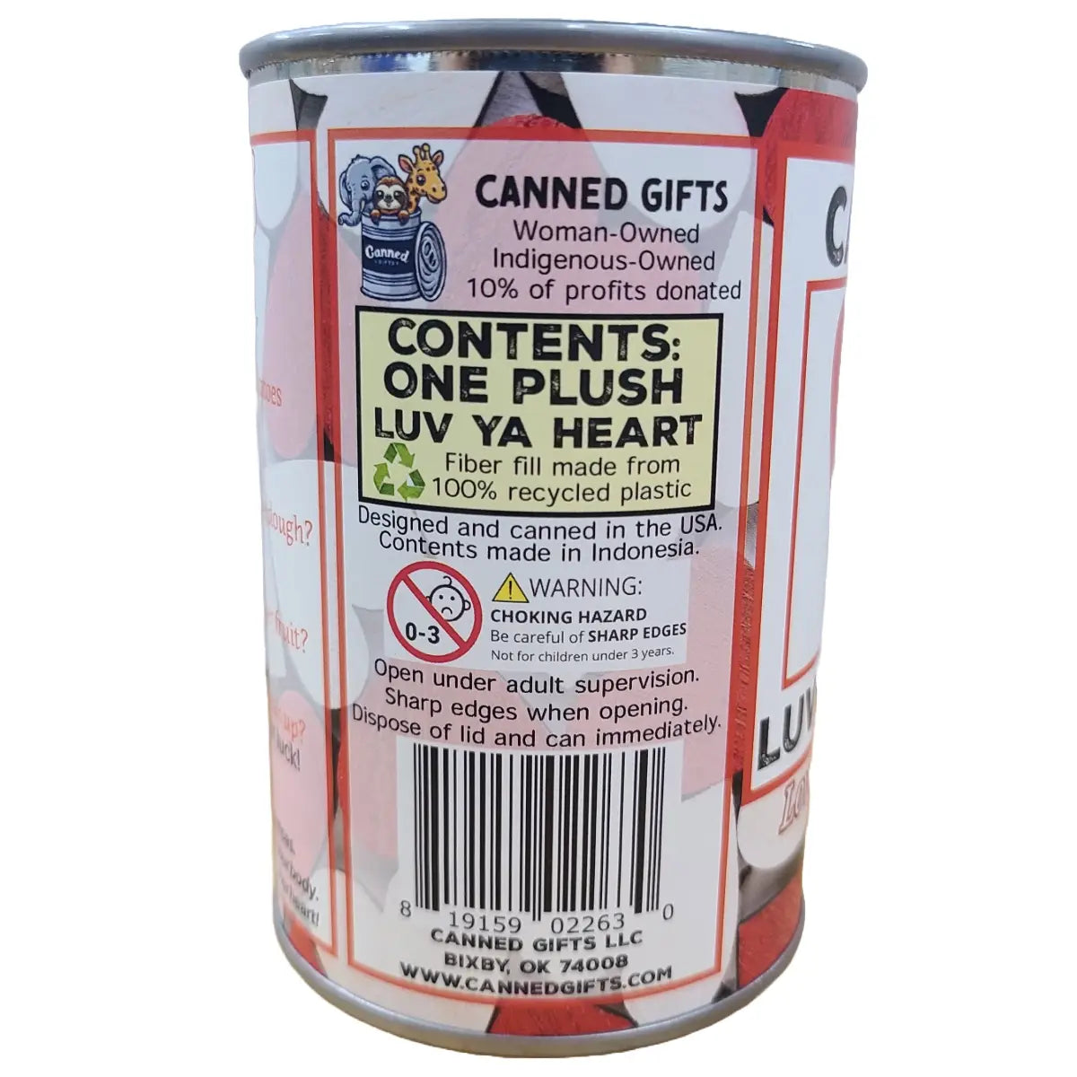 Canned Luv Ya Heart