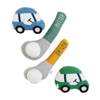 Assorted Knit Golf Rattles