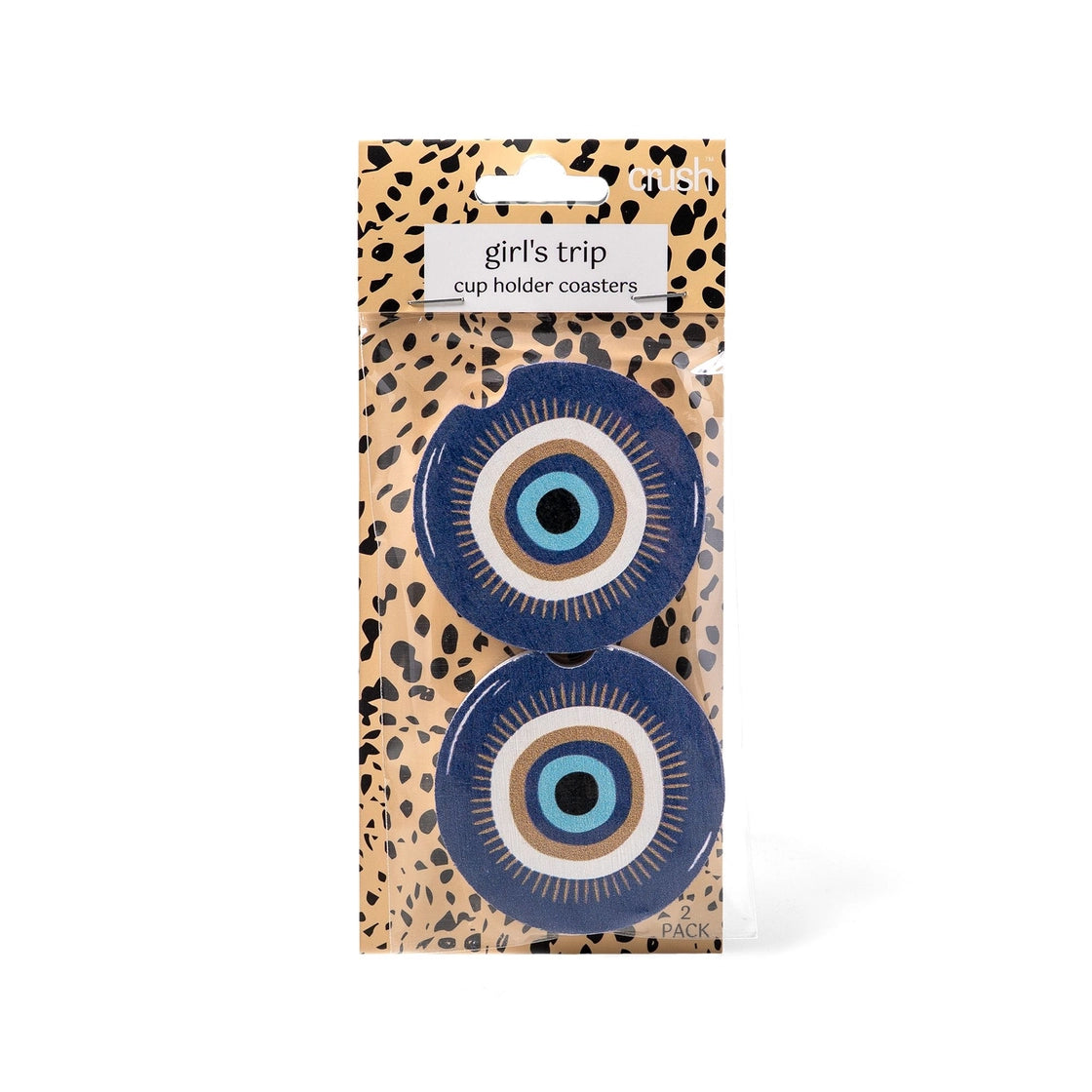 Crush Girl's Trip Cup Holder Coasters