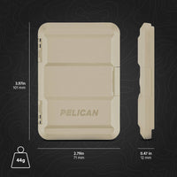 Pelican Protector Desert Tan MagSafe Wallet
