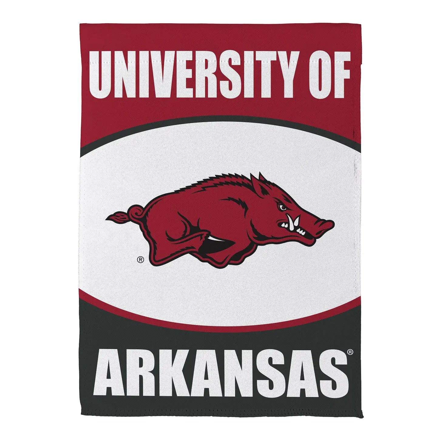 University of Arkansas Suede Flag