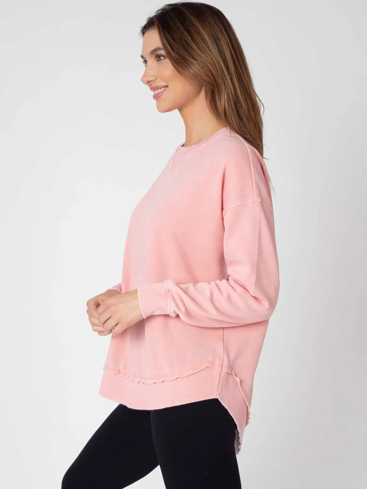Campus Pullover in Urban Pink