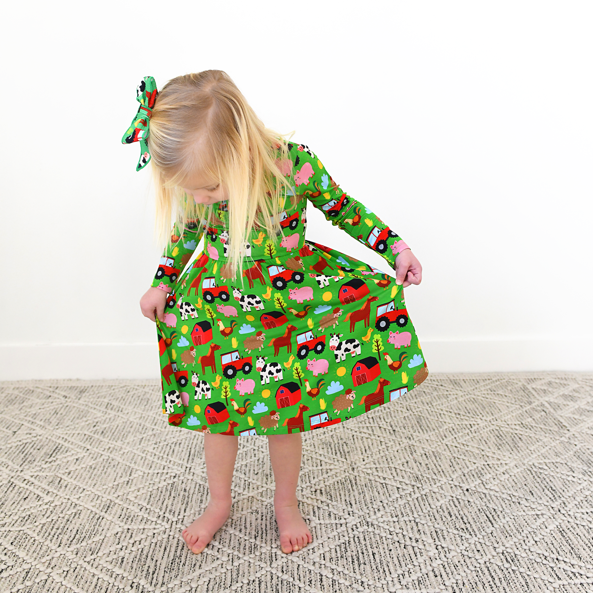 Tanner Farm Animal Bamboo Dress