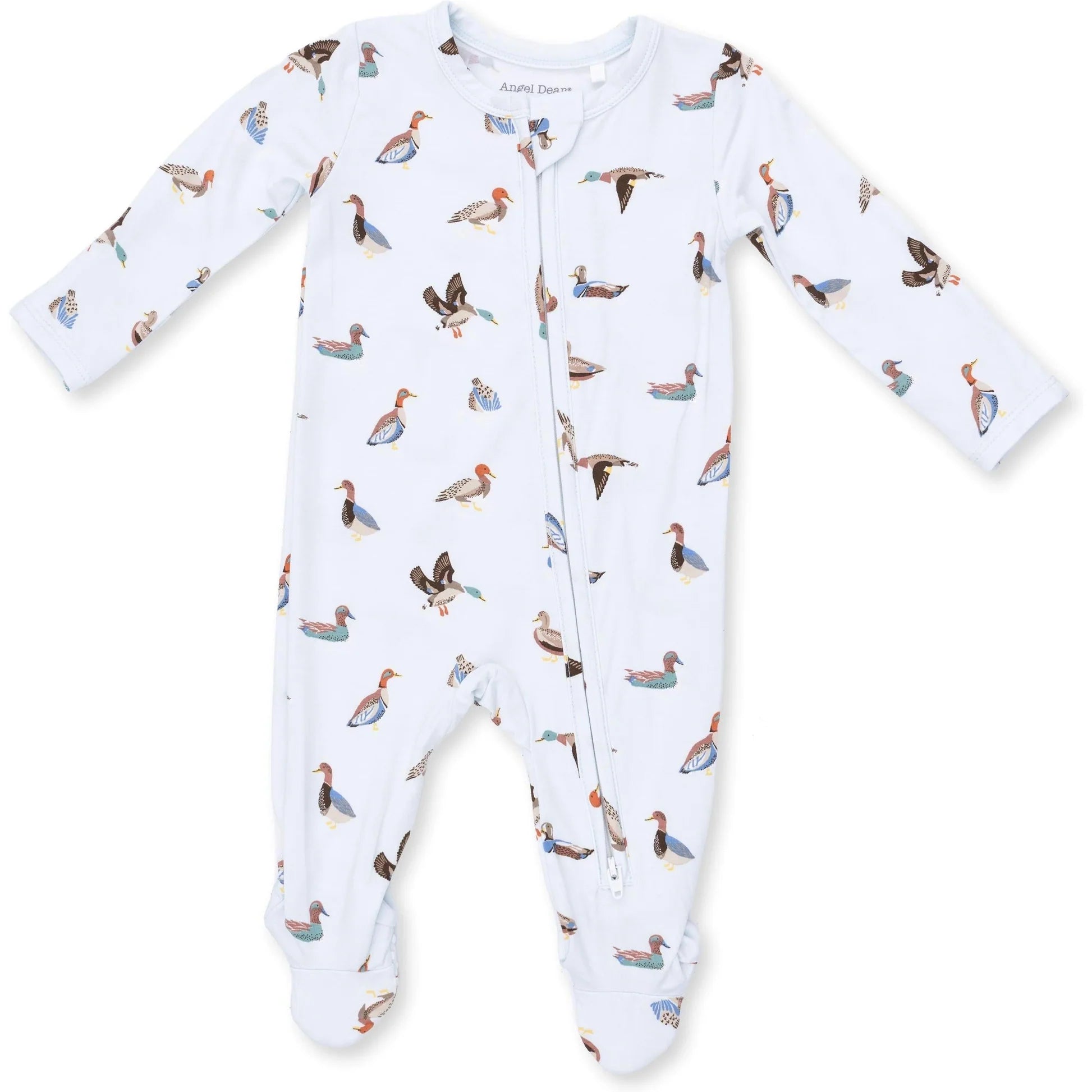 American Ducks-2 Way Zipper Footie