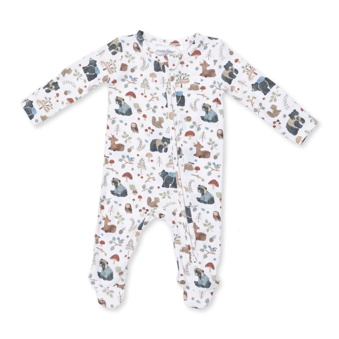 Southern Woodland Animals- 2 Way Zipper Footie