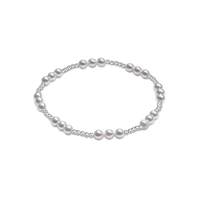 Joy Pearl 4mm Sterling Bracelet
