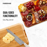 Farberware Build-a-Board 11 in. x 14 in. Bamboo Charcuterie Board with Locking Lid