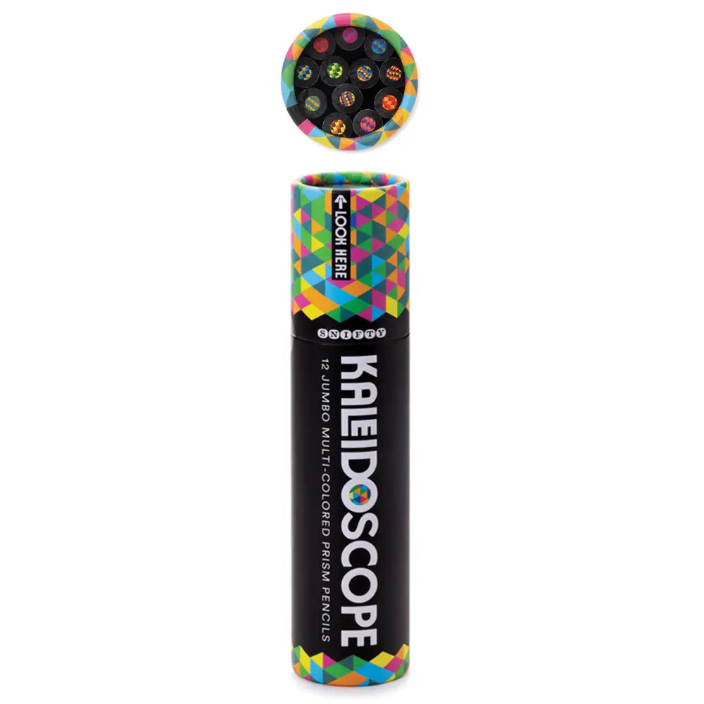 Kaleidoscope Multi-Colored Pencil Tube