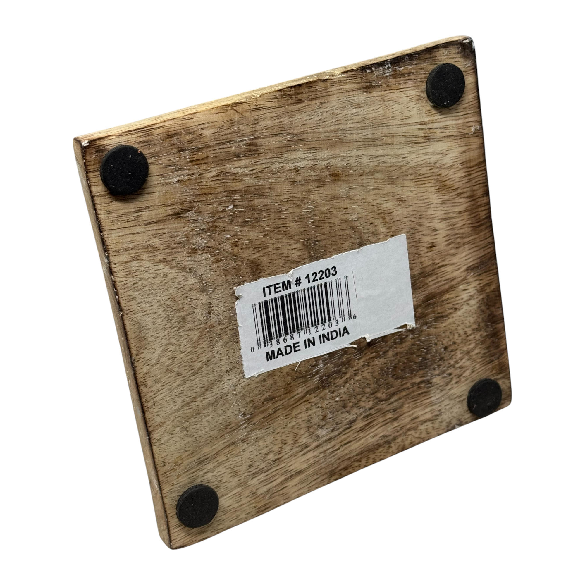 Double Sided Carved Mango Wood San Cristobal Table Cross