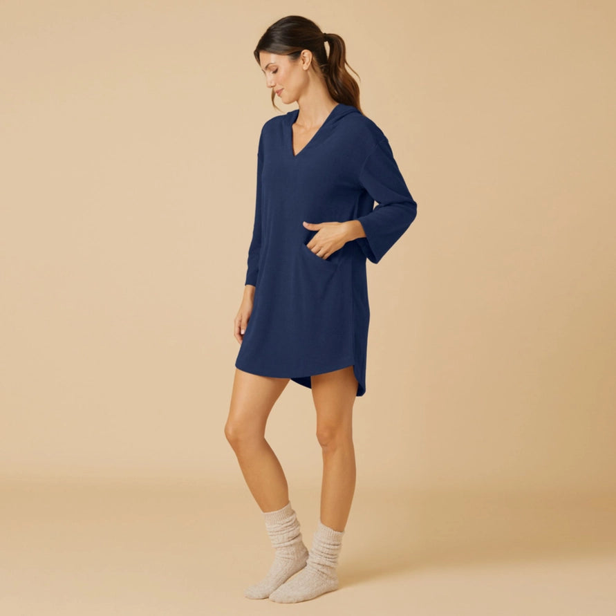 Midnight - Terry Hooded Lounger