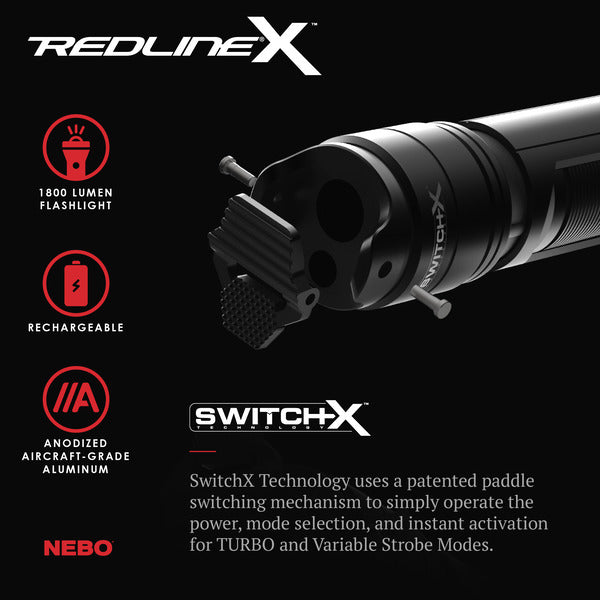NEBO Redline X Rechargeable Flashlight