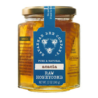 Acacia Raw Honeycomb Hex Jar