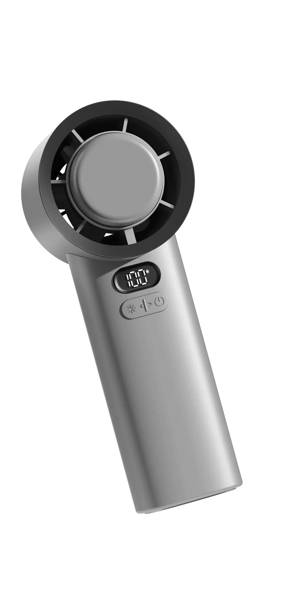 EVent Rechargeable Handheld Fan with Cooling Plate-Gray