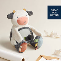Carmen The Cow  Itzy Bitzy Mirror Travel + Tummy Time Toy
