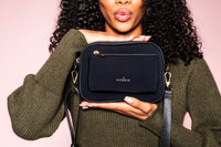 Kedzie Sloane Crossbody Open Stock: Navy