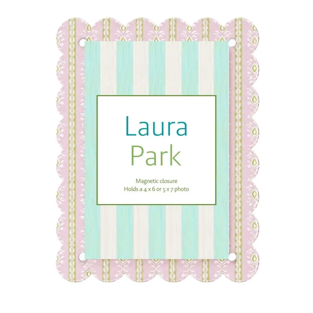 Rosemary Stripe Pink Acrylic Picture Frame
