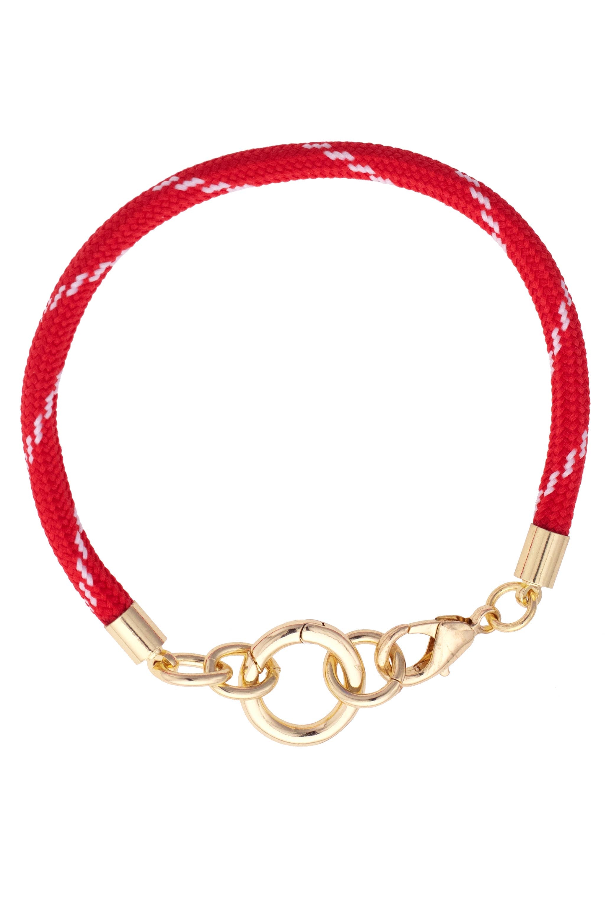 Goldie Paracord Charm Bracelet Base: Red
