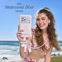 Case-Mate Ballet Pink Bow Waterproof Floating Pouch