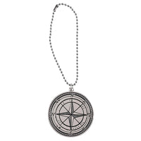 Auto Dangle Graduation Silver Compass