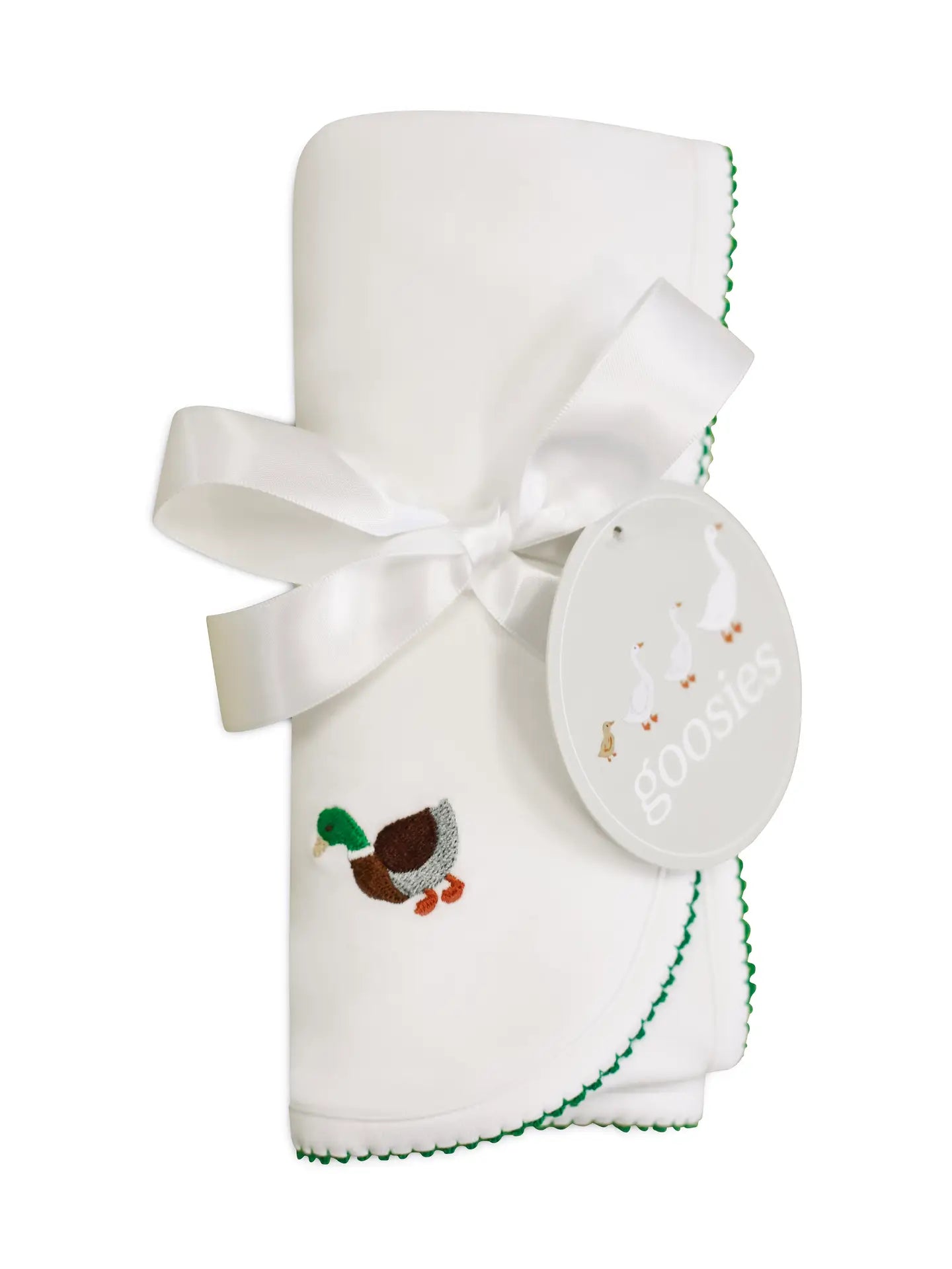 Mallard Embroidered Blanket