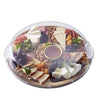 Farberware Build-a-Board 14" Acacia Lazy Susan Charcuterie Board with Clear Locking Lid