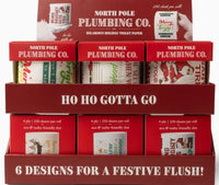 North Pole Plumbing Co. Hilarious Holiday Toilet Paper