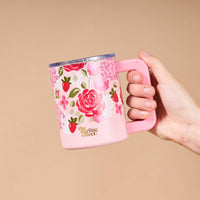 14 oz Insulated Mug-Rose Garden