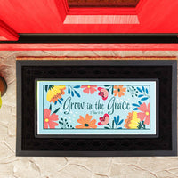 Doormat Insert Grow In Grace Spring