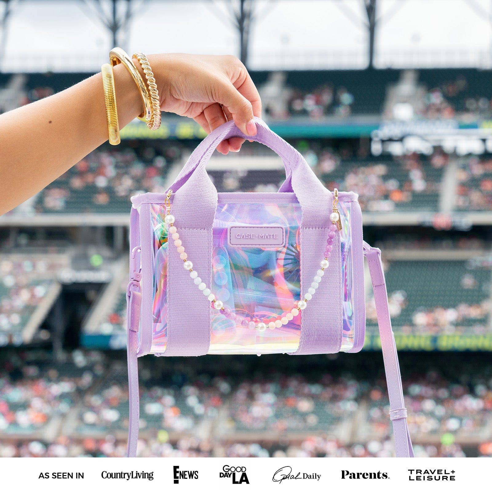 Jelly Stadium Bag: Iridescent