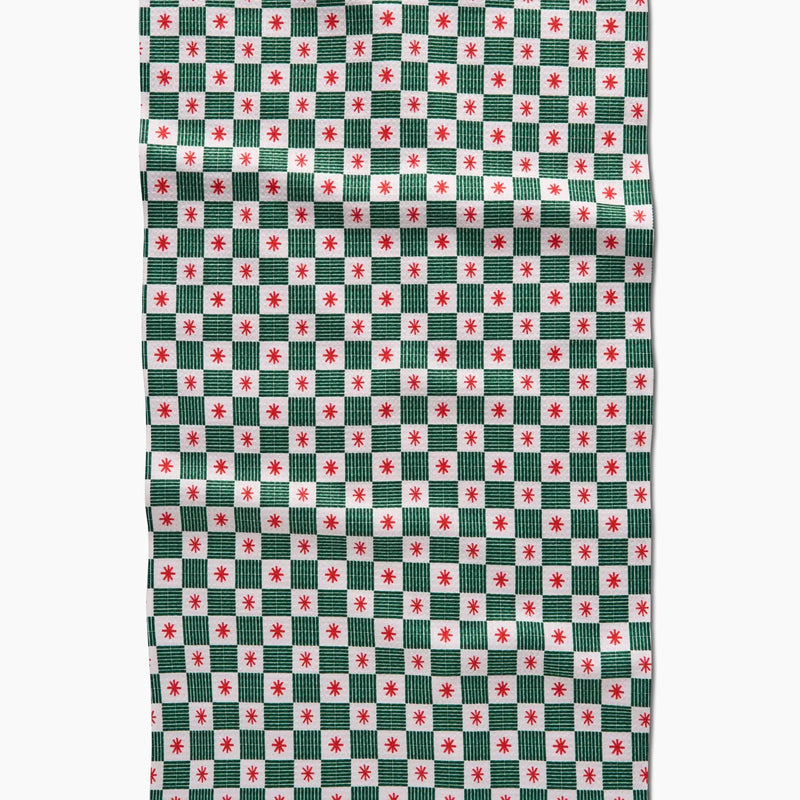 Geometry Kitchen Christmas Tea Towels