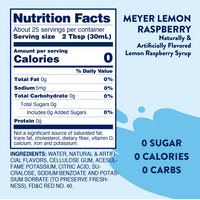 Meyer Lemon Raspberry Syrup