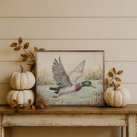 Duck Over Pond Wall Decor