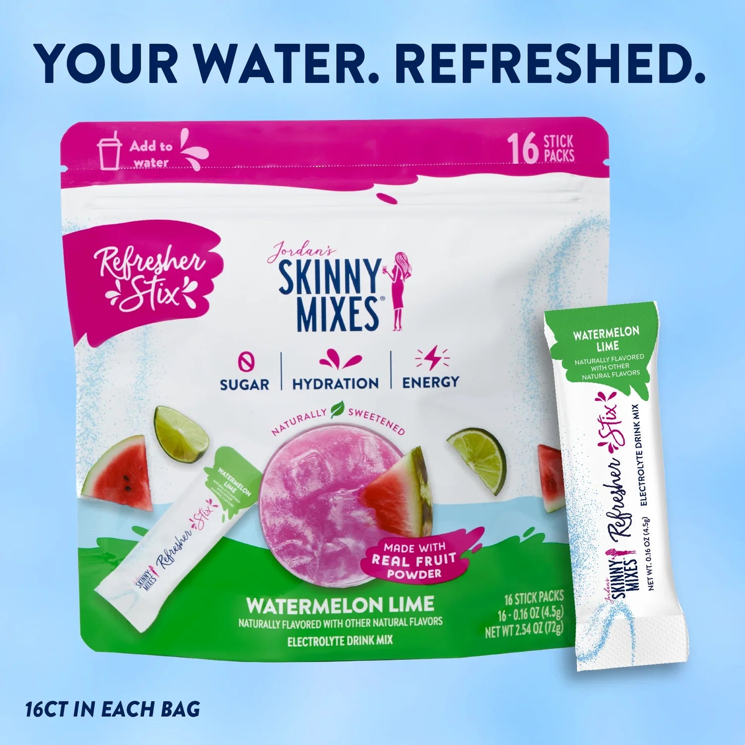 Refresher Stix - Watermelon Lime