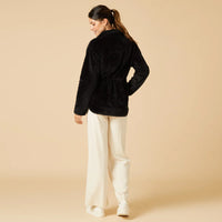 DreamPlush Double Zip Jacket-Black