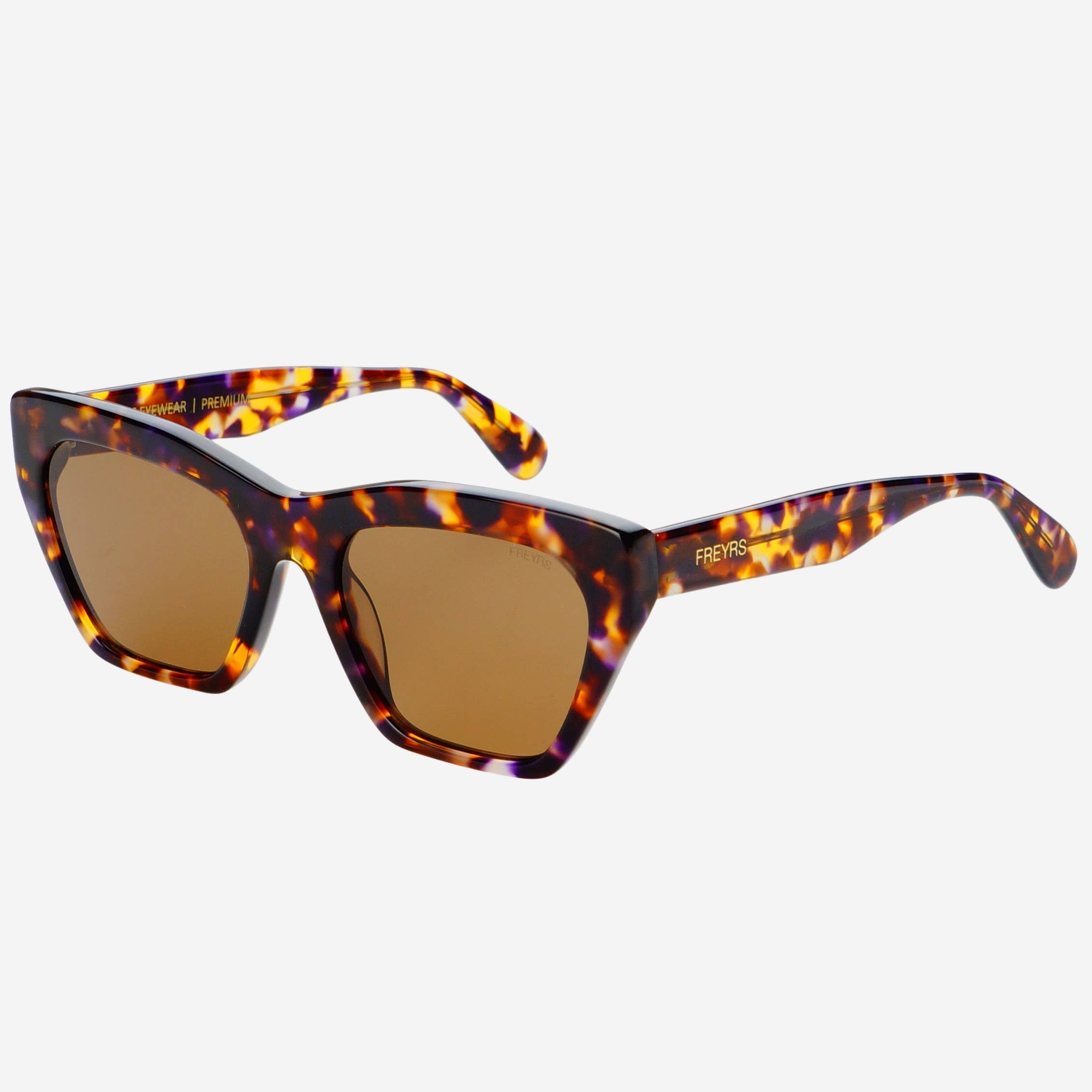 Gia Acetate Cat Eye Sunglasses - Tortoise