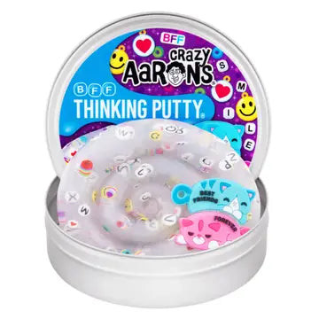 Crazy Aaron's 4" Trendsetters Thinking Putty - Bff Charm Fun