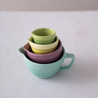 Stoneware Batter Bowl Measuring Cups
