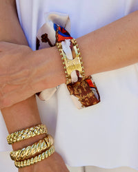 Sedgefield Scarf Bracelet-Orange