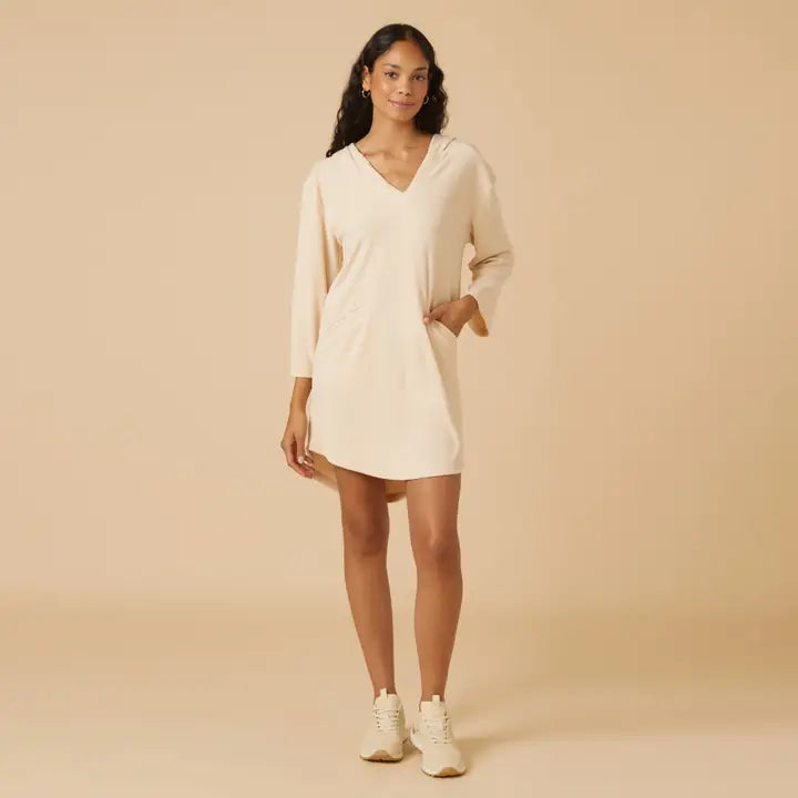 Warm Sand - Terry Hooded Lounger