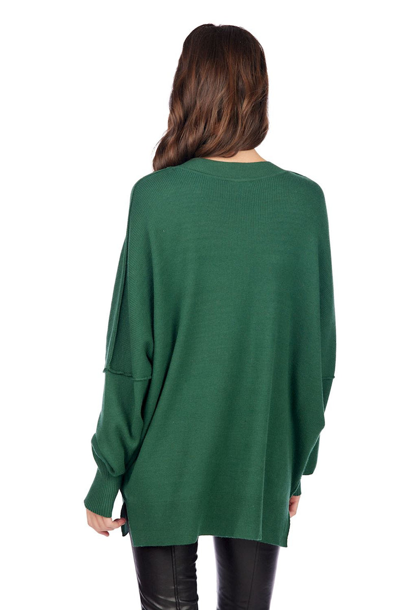 Astrid Ribbed Sweater Green