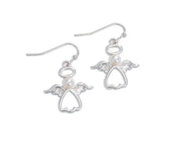 Periwinkle Christmas Earrings